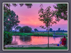 Abend an der Hamme