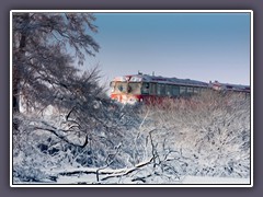 Moorexpress auf Winterfahrt