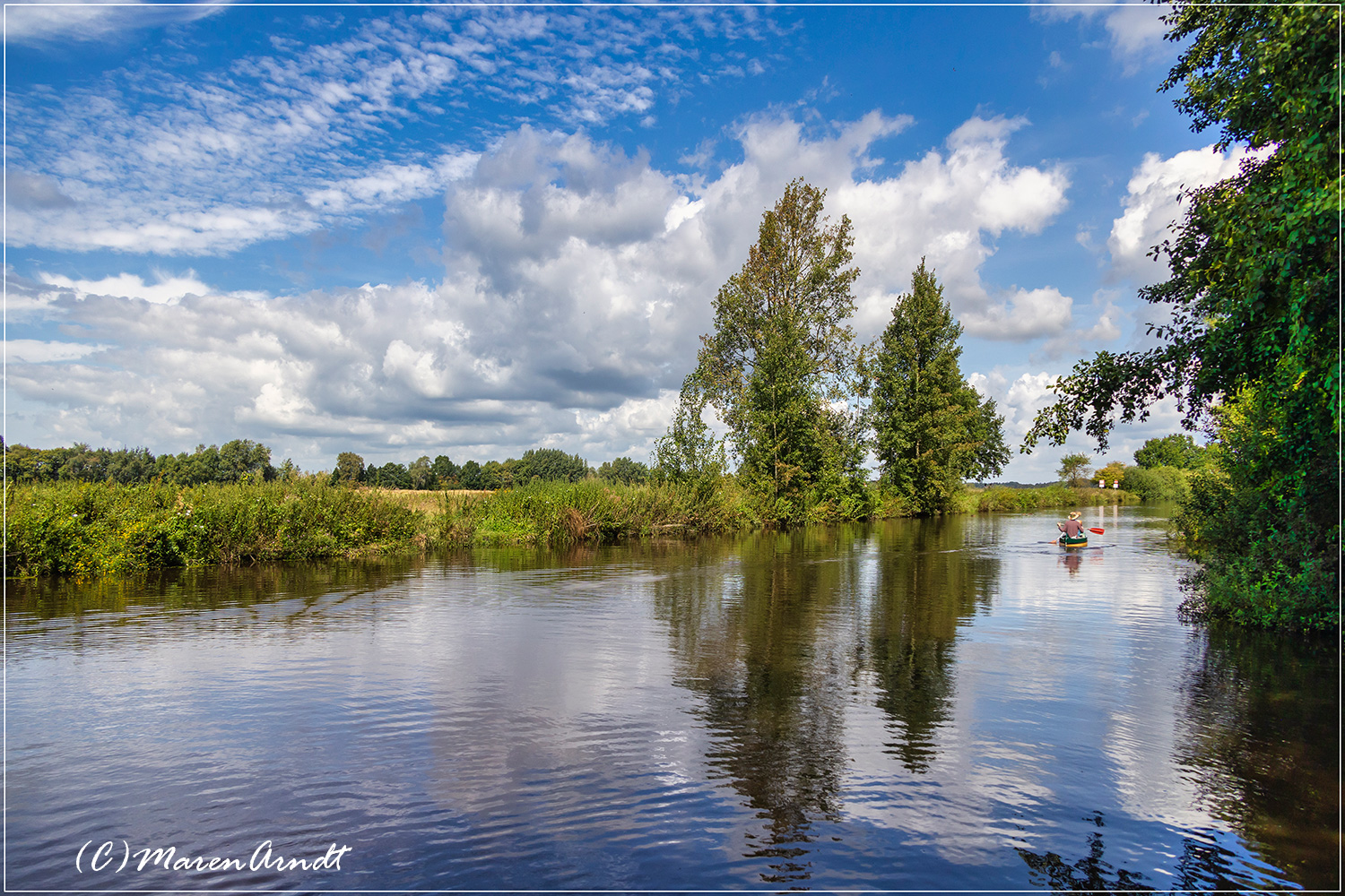 Die Hamme im Sommer