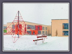 Osterholz Scharmbeck - Schnee auf dem Campus